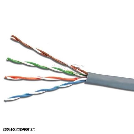 POWERTECH CAB-N032 UTP ETHERNET CABLE 1m GREY CAT 5 ΚΑΛΩΔΙΟ ΔΙΚΤΥΟΥ ΓΚΡΙ POWER TECH CABN032