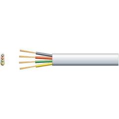 ΚΑΛΩΔΙΟ ΤΗΛΕΦΩΝΙΚΟ ΛΕΥΚΟ 4FLAT 1m TELEPHONE CABLE WHITE 017-0031 FTT3-030