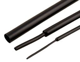 HEAT SHRINK TUBING BLACK ΘΕΡΜΟΣΥΣΤΕΛΛΟΜΕΝΟ ΜΑΥΡΟ 4.8/2.4mm 1m CB-1000-105 PLF100