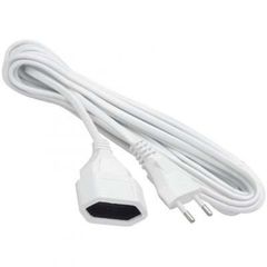 POWER CABLE CORD EXTENSION 2X0.75 ΚΑΛΩΔΙΟ ΡΕΥΜΑΤΟΣ ΠΡΟΕΚΤΑΣΗ ΜΠΑΛΑΝΤΕΖΑ 3m ΛΕΥΚΟ SAS 100-10-021 VMZ1-1