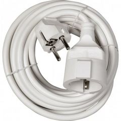 POWER CABLE CORD EXTENSION ΚΑΛΩΔΙΟ ΡΕΥΜΑΤΟΣ ΠΡΟΕΚΤΑΣΗ ΜΠΑΛΑΝΤΕΖΑ 10m ΛΕΥΚΟ SAS 100-10-004 G2N3-10M