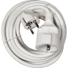 Power Cable Cord Extension 3X1 16A White Μπαλαντέζα 5m Προέκταση Λευκή G2N3-5M MZ1-01