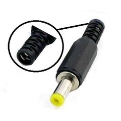 POWER CABLE DC PLUG BLACK 2.5X5.5X9.5 ΤΕΛΙΚΟ ΒΥΣΜΑ ΡΕΥΜΑΤΟΣ ΜΑΥΡΟ H009C DC004B