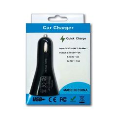 OEM ER-18W 12V-24V Quick Car Charger 1 X USB 3.6V-12V 1.5-3A 18W Φορτιστής Αυτοκινήτου