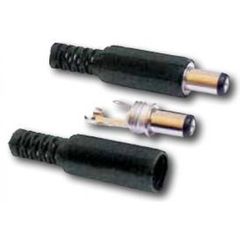 DC CONNECTOR MALE 5.5 X 2.1 BLACK ΑΡΣΕΝΙΚΟ ΤΕΛΙΚΟ ΒΥΣΜΑ ΤΡΟΦΟΔΟΣΙΑΣ ΜΑΥΡΟ CV-DC-12 DC15