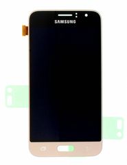 Οθόνη Samsung Galaxy J1 2016 SM-J120F GH97-18224B Original LCD & Touch Gold Αυθεντική οθόνη & Τζάμι Αφής Χρυσή