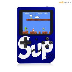 Sup Game Box Plus με οθόνη 3 ", 400 retro games ( δυνατότητα σύνδεσης και με τηλεόραση ) blue