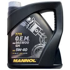 MANNOL 5W-40 OEM DAEWOO - GM 4L