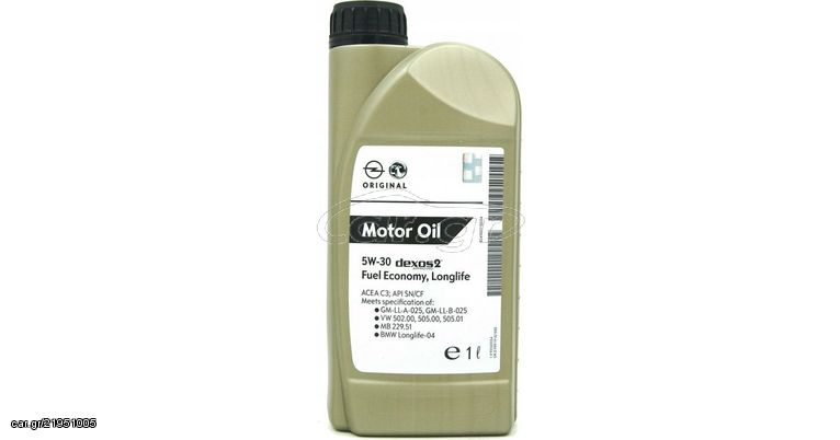 OPEL GM MOTOR OIL DEXOS 2 5W-30 1L