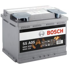 BOSCH S5A05 AGM 60AH 680A