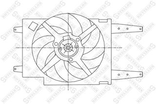 Βεντιλατέρ Νερού ALFA ROMEO 156 Sedan / 4dr 2003 - 2006 ( 932 ) 1.6 16V T.SPARK (932.A4, 932.A4100)  ( AR 32104,AR 67601,AR 32102,AR 32103  ) (120 hp ) Βενζίνη #034406450