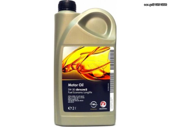 OPEL GM MOTOR OIL DEXOS 2 5W-30 2L