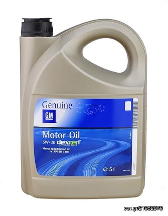 OPEL GM MOTOR OIL 5W-30 DEXOS 1 GEN 2  5L