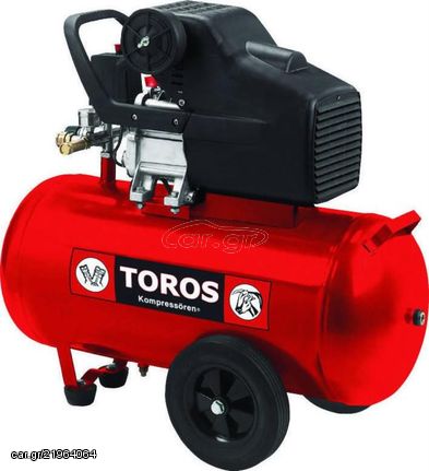 Αεροσυμπιεστής 50L/2.5 Hp Toros 40138