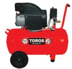 Αεροσυμπιεστής EM 24/2 Μονομπλοκ 24l/2hp Toros 40141