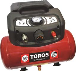 Αεροσυμπιεστής OIL-FREE 6Lt,1,5HP 230V/50Hz Toros 602036