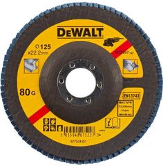 Δίσκος Λείανσης με Φυλλαράκια K080 125mm Dewalt DT3267