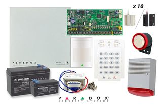 Πλήρες Set συναγερμού με μονάδα Paradox SP6000  και πληκτρολόγιο Paradox SET 2