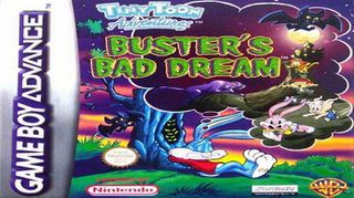 GBA GAME - GAMEBOY ADVANCE Tiny Toons Adventures Busters Bad Dream (USED)