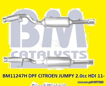 DPF CITROEN JUMPY 2.0cc HDI 11-