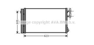 Συμπυκνωτής BMW 1 E81-E82-E87-E88/3 E90-E91-E92-E93/X1 E84/Z4 E89 Diesel AVA COOLING BWA5296D