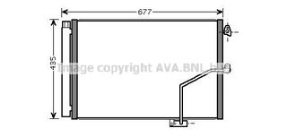 Συμπυκνωτής MERCEDES W204/W212/R172/X204/C218/C204/X218 AVA COOLING MSA5450D