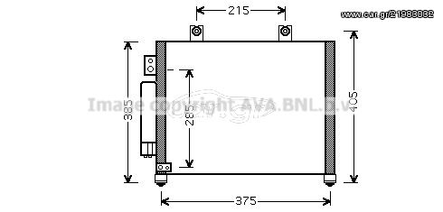 Συμπυκνωτής OPEL AGILA A 00-07, SUZUKI WAGON R+ 01- AVA COOLING OL5342D