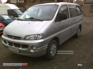 Σετ 3 Μπάρες οροφής Σιδήρου NORDRIVE + πόδια για Hyundai H1 , year '97>'08