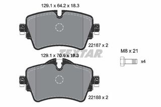 TEXTAR ΔΙΣΚΟΦΡΕΝΑ BMW 2218701