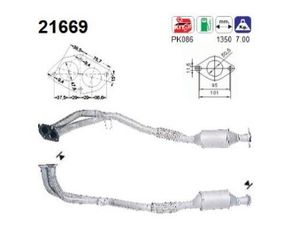 Καταλύτης  OPEL VECTRA B 1.6cc 1995-2002     KARALOIZOS exhaust 