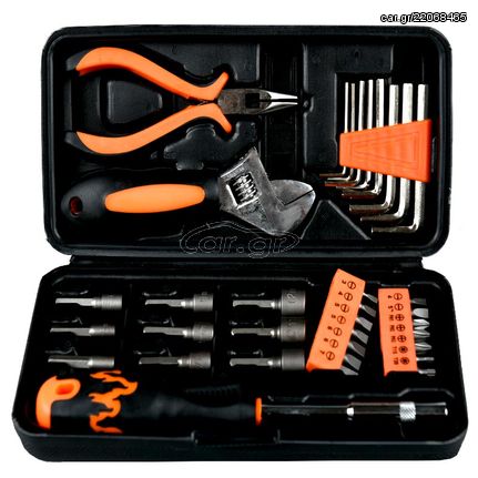 Κιτ Επαγγελματική Κασετίνα με Εργαλεία - Σετ 34 Εργαλείων - SEDY Tool Kit