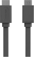 Allocacoc Καλώδιο HDMI με πλακέ γκρι καλώδιο αρσενικό σε αρσενικό v2 1.5m
