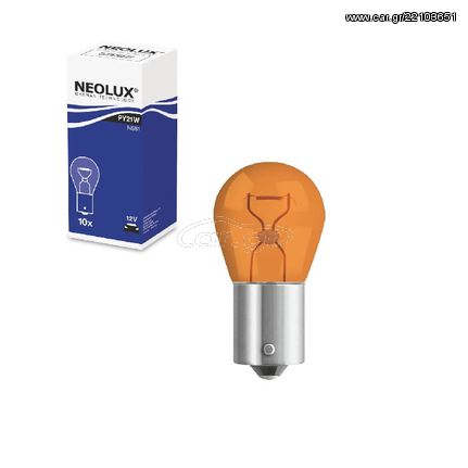 Λάμπα Φλας PY21W BAU15S Πορτοκαλί 12volt 21watt  Neolux By Osram N581 1 Τεμάχιο