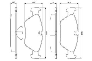 ΤΑΚΑΚΙΑ BMW 3-5 ΕΜ 19.5ΜΜ - 0986467570