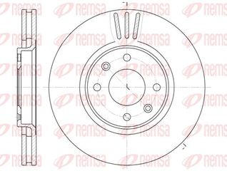 ΔΙΣΚΟΠΛΑΚΑ CITROEN C5 - PEUGEOT 207 ΕΜΠΡΟΣ 283Χ26 - 660410