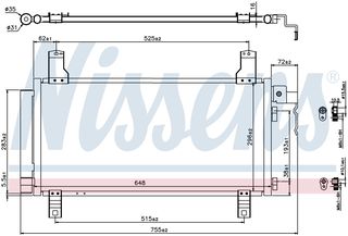 Συμπυκνωτής MAZDA 6 02-07 NISSENS 94792