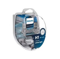 PHILIPS H1 12V 55W DIAMOND VISION 5000k 12258DVS2 2τμχ