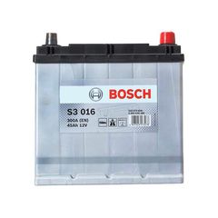 BOSCH 45AH S3016 300AEN ΣΤΕΝΗ ΔΕΞΙΑ- Δωρεάν delivery και τοποθέτηση στην Θεσσαλονίκη