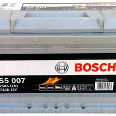 ΜΠΑΤΑΡΙΑ BOSCH S5007 74AH 750AEN - 2 ΧΡΟΝΙΑ ΓΡΑΠΤΗ ΕΓΓΥΗΣΗ-DELIVERY + ΤΟΠΟΘΕΤΗΣΗ ΣΕ ΟΛΗ ΤΗ ΘΕΣΣΑΛΟΝΙΚΗ