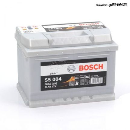 ΜΠΑΤΑΡΙΑ BOSCH S5004 61AH 600AEN - 2 ΧΡΟΝΙΑ ΓΡΑΠΤΗ ΕΓΓΥΗΣΗ-DELIVERY + ΤΟΠΟΘΕΤΗΣΗ ΣΕ ΟΛΗ ΤΗ ΘΕΣΣΑΛΟΝΙΚΗ