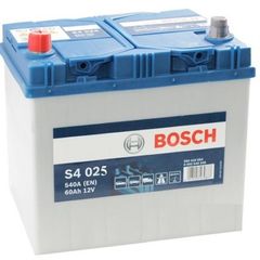 ΜΠΑΤΑΡΙΑ BOSCH S4025 60AH 540AEN - 2 ΧΡΟΝΙΑ ΓΡΑΠΤΗ ΕΓΓΥΗΣΗ-DELIVERY + ΤΟΠΟΘΕΤΗΣΗ ΣΕ ΟΛΗ ΤΗ ΘΕΣΣΑΛΟΝΙΚΗ