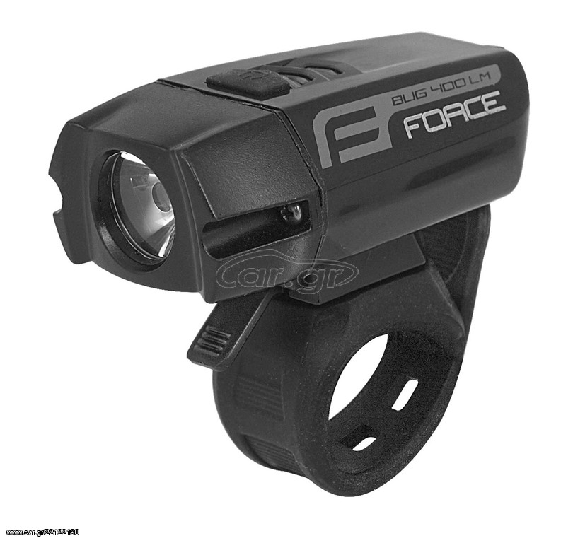 FORCE ΕΜΠΡΟΣΘΙΟ ΦΑΝΑΡΙ USB BUG 400 LUMENS 45207