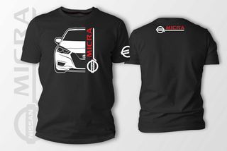 Μπλουζάκι T-Shirt Nissan Micra 2017 100% βαμβακερά σε διάφορα χρώματα .