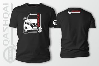 Μπλουζάκι T-Shirt Nissan Qashqai 2019 100% βαμβακερά σε διάφορα χρώματα .