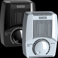 Dimmer professional επίτοιχο DM-2500W (ροοστάτης) MASTER DM2500 σε λευκό χρώμα