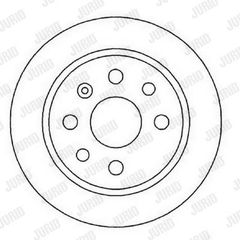 ΔΙΣΚΟΠΛΑΚΑ OPEL VECTRA Β ΠΙΣΩ 270Χ10ΜΜ - 561961B