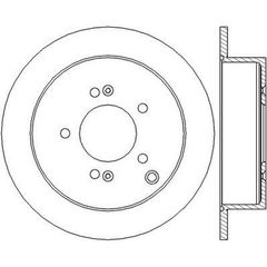 ΔΙΣΚΟΠΛΑΚΑ HYUNDAI SANTA FE ΠΙΣΩ 284Χ10ΜΜ - 562454B