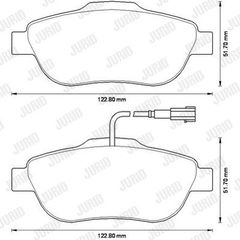 ΤΑΚΑΚΙΑ FIAT 500 - PANDA ΕΜΠΡΟΣ 17.7ΜΜ - 573266B