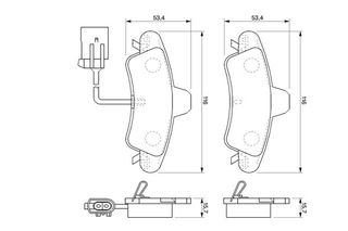 ΤΑΚΑΚΙΑ FORD MONDEO ΙΙ ΠΙΣΩ 15.8ΜΜ - 0986424745