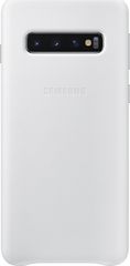 Samsung Original EF-VG973LWEGW Leather Cover Galaxy S10 white